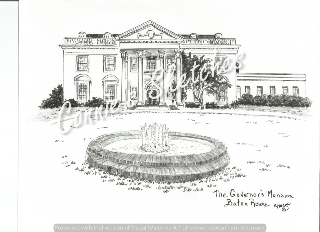 The Governor’s Mansion – Connie’s Sketches