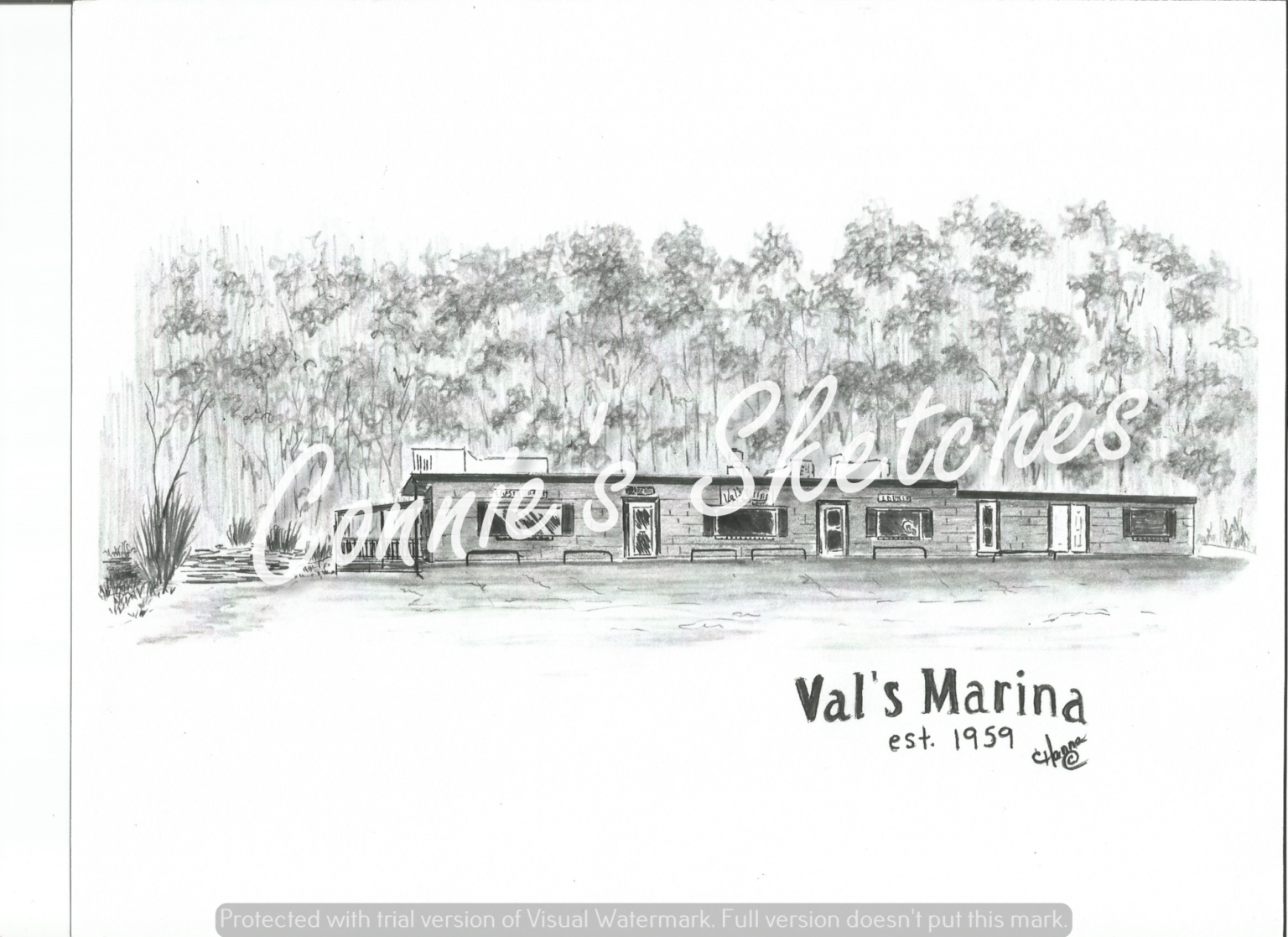 Val’s Marina – Connie’s Sketches